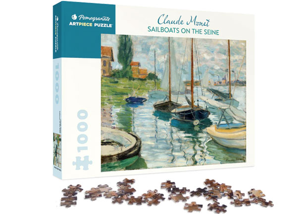 Puzzle Monet Barche Sulla Senna