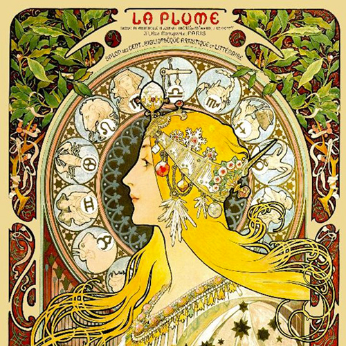 The Zodiac by Alphonse Mucha, puzzle 1000 pieces