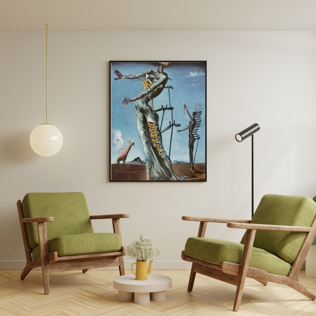 Puzzle Salvador Dali Giraffa In Fiamme.jpg