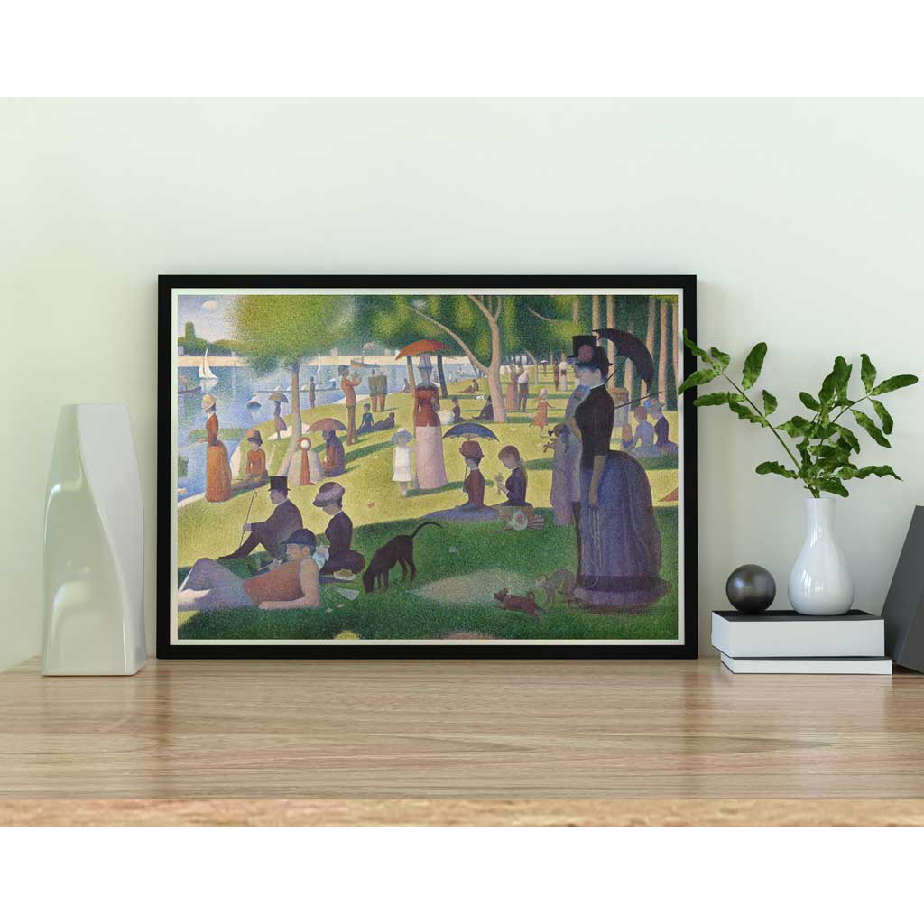 Poster Frame Mockup On The Wall With Plant