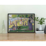 Poster Frame Mockup On The Wall With Plant