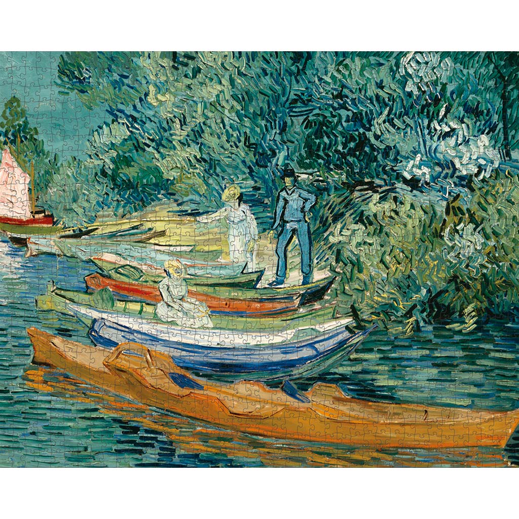 Puzzle Van Gogh Riva Dell'oise Ad Auvers