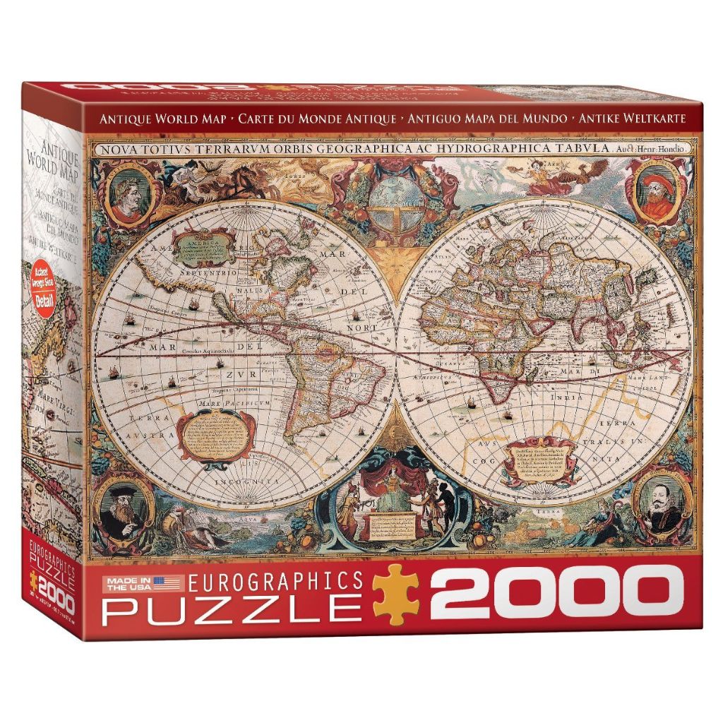 Puzzle World Map 2000 Pezzi