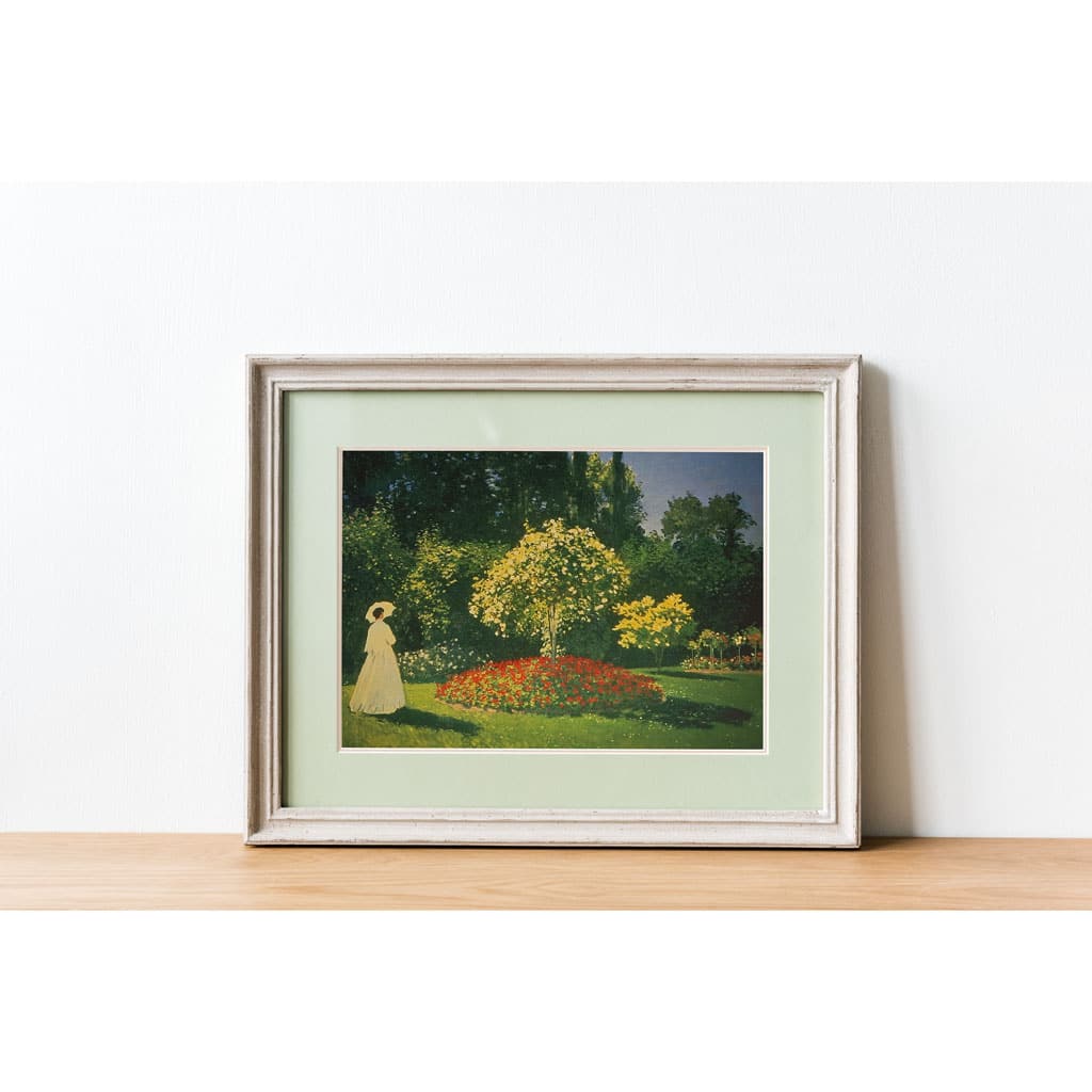 Signora In Giardino A Sainte Adresse Puzzle Cornice