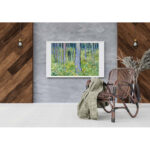 Poster Frame In Living Room Psd Mockup