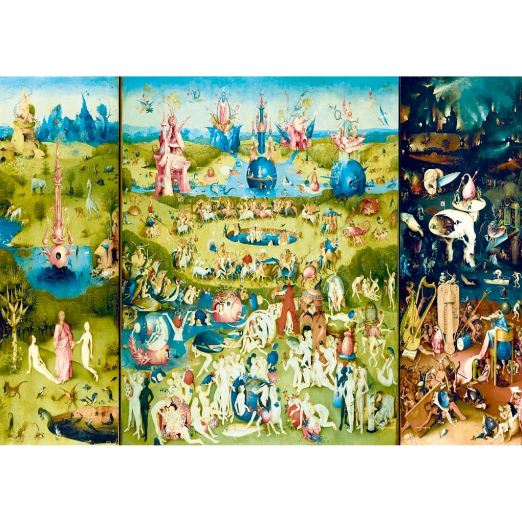 The Garden of Earthly Delights Triptych 1000 Piece Puzzle